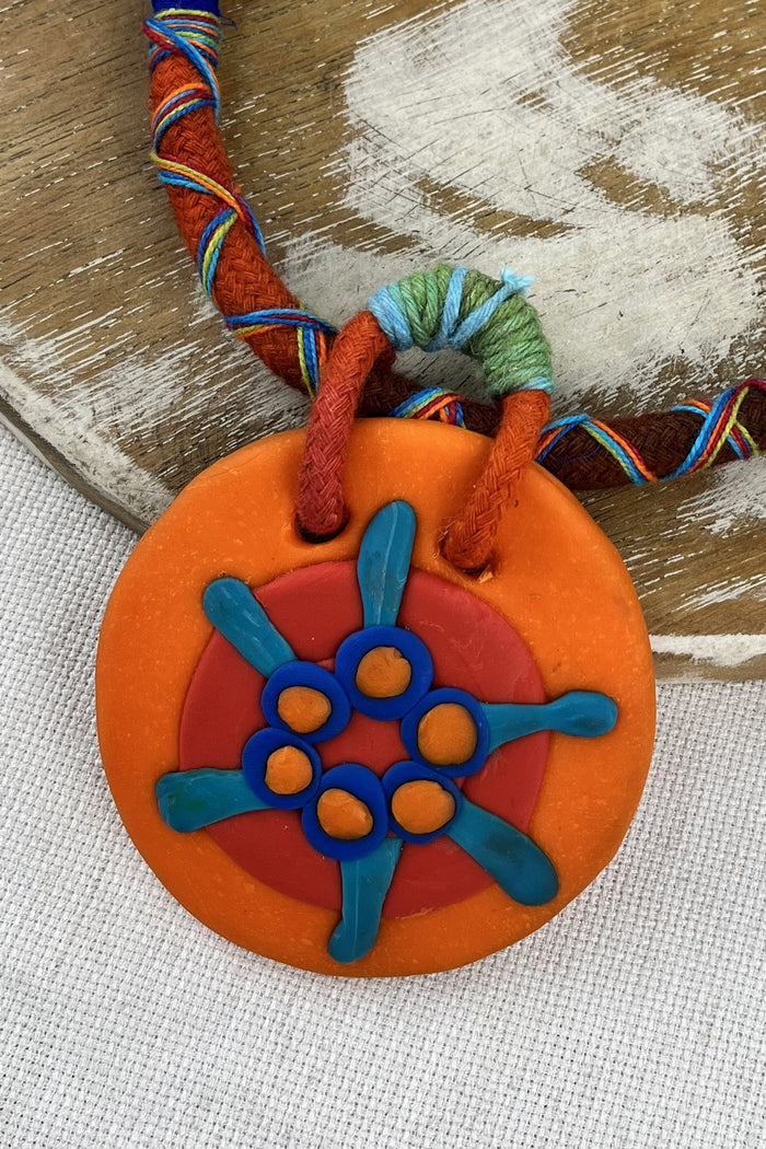 Colar Artesanal De Cordas Coloridas Yacamim #250