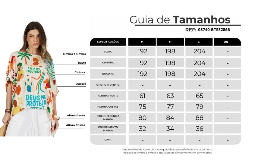 Bata Ampla Bege Estampado Coleção Bahêa Yacamim R6