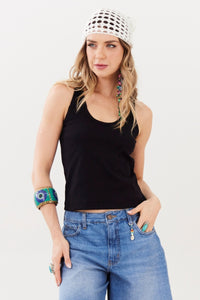 Regata Canelada Preta Yacamim A19