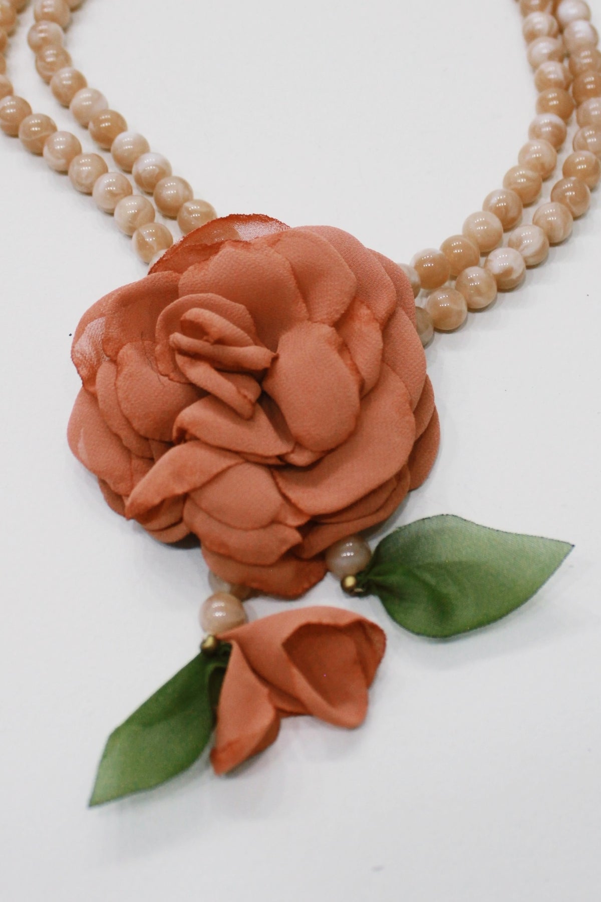 Colar Ave Maria Com Flor Goiaba Yacamim #701