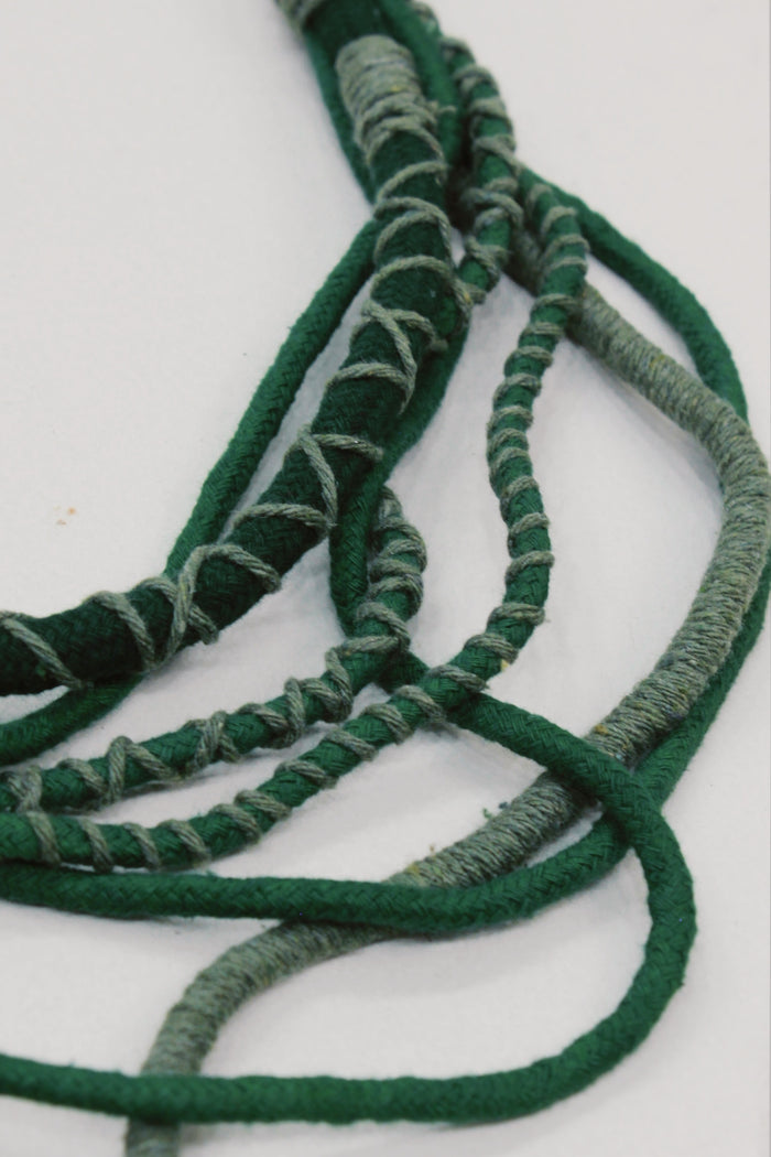 Colar Artesanal De Cordas Coloridas Yacamim #603