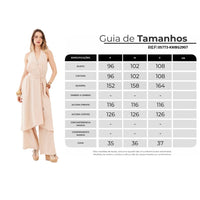 Kimono Frente Única Sem Mangas Bege Escuro Yacamim I6