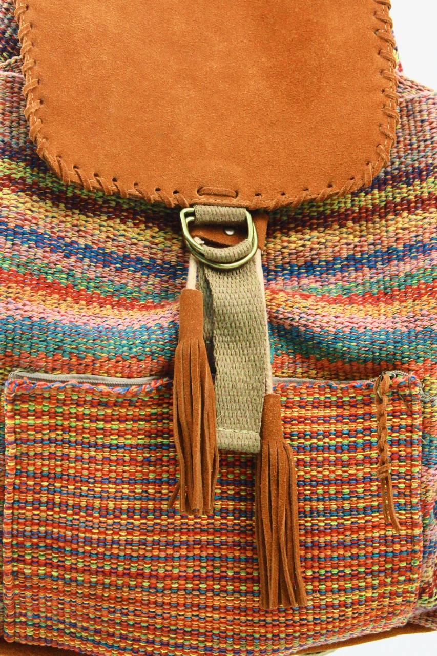 Mochila De Tear Grande Caramelo Yacamim #463