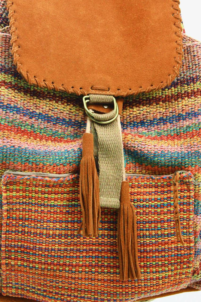 Mochila De Tear Grande Caramelo Yacamim #463