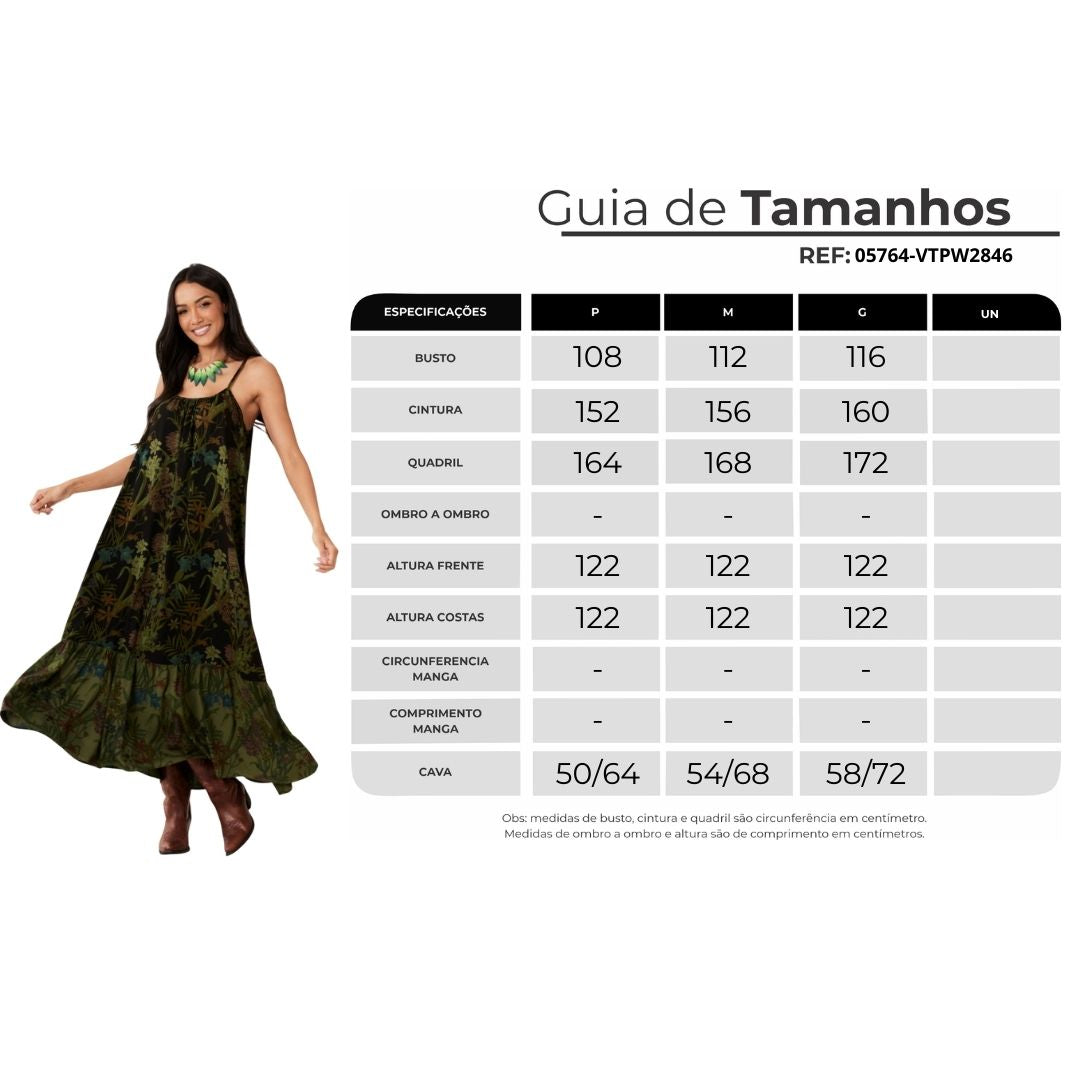 Vestido Longo De Alças Preto E Verde Patchwork Yacamim E20