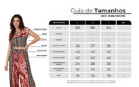 Blusa Cropped Estampa Cashmere Yacamim A27