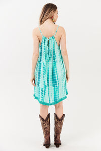 Vestido Curto Ciano Tie Dye Digital Yacamim C19