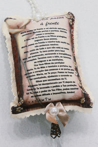 Almofadinha Perfumada Oração Maria Passa À Frente Yacamim #620