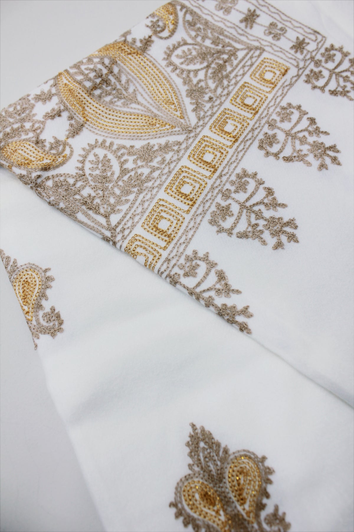 Cachecol Cashmere Branca Yacamim #726