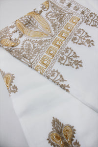 Cachecol Cashmere Branca Yacamim #726