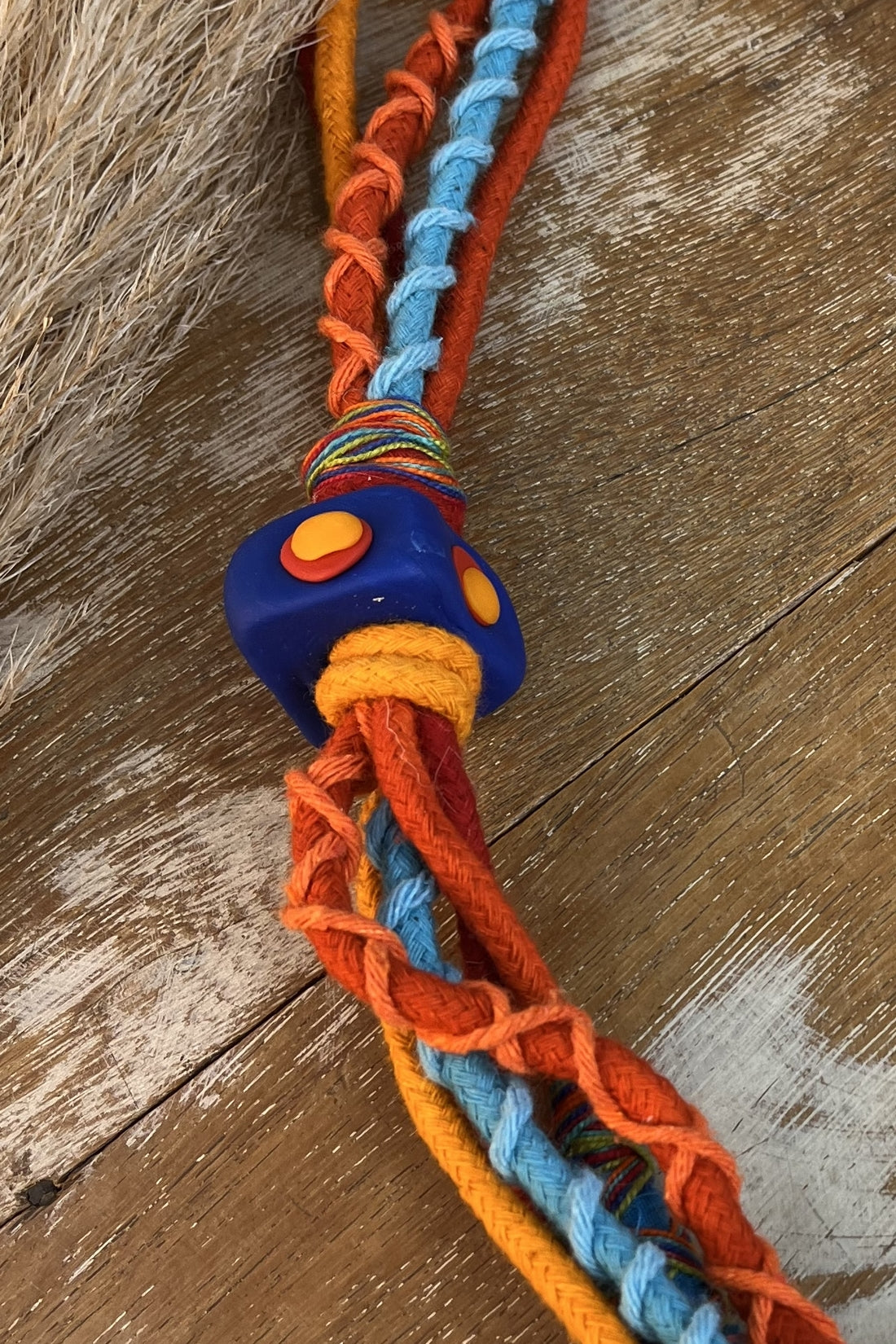 Colar Artesanal De Cordas Coloridas Yacamim #306