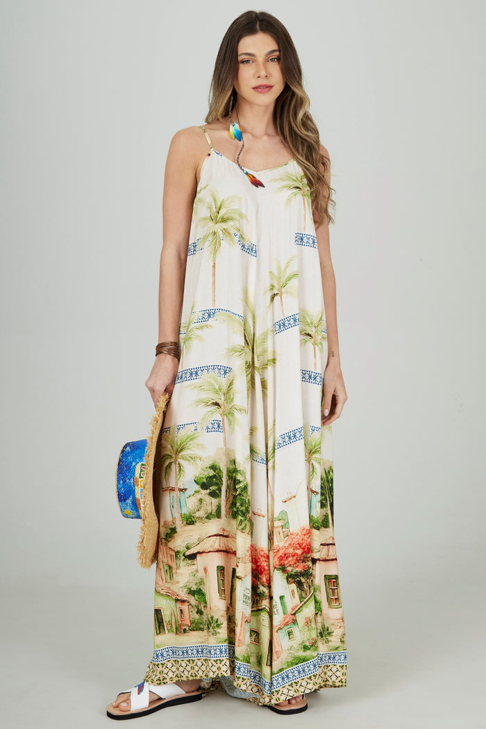 Macacão Pantalona Arraial D''ajuda Coleção Bahêa Yacamim R1