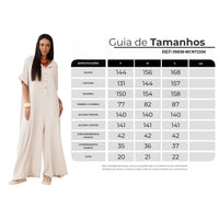 Macacão Longo Pantalona Com Capuz Bege Yacamim O6