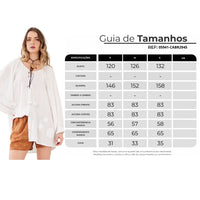 Camisa Gaze Marrakesh 100% Algodão Branco Yacamim A22