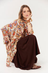 Calça Pantacourt Saruel Marrom Yacamim T6