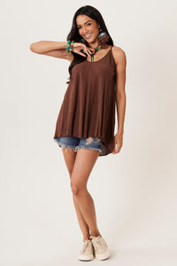 Bata Ampla 100% Algodão Gaze Marrakesh Marrom Yacamim B11