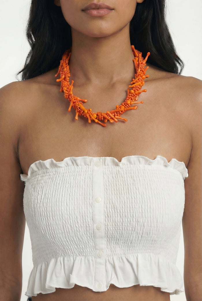 Colar Artesanal De Cordas Coloridas Yacamim #738