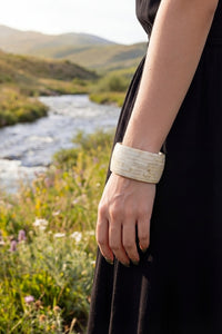 Pulseira Bracelete De Osso Yacamim #763